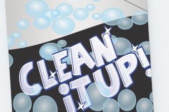 Clean It Up door hanger.